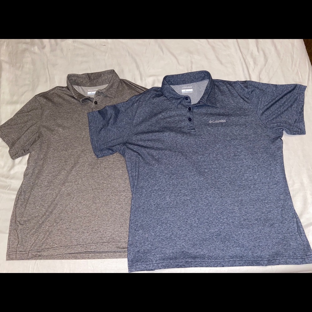Columbia Collared Shirts (Size - XL)